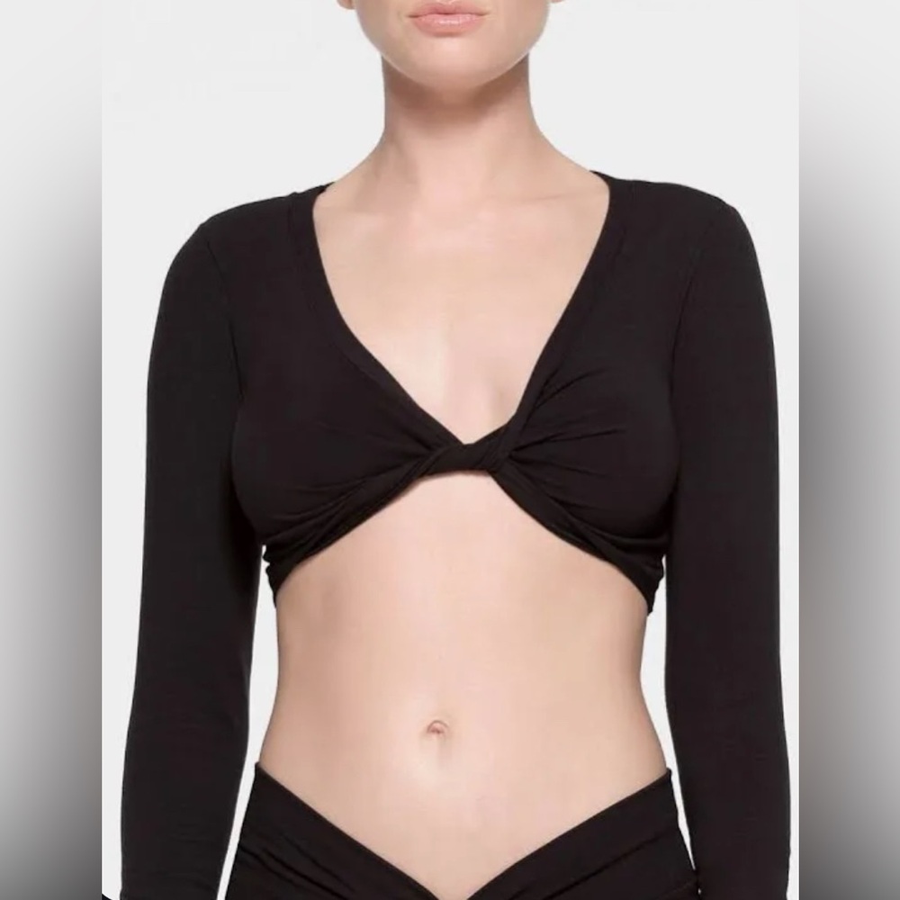 Skims cotton twist long sleeve